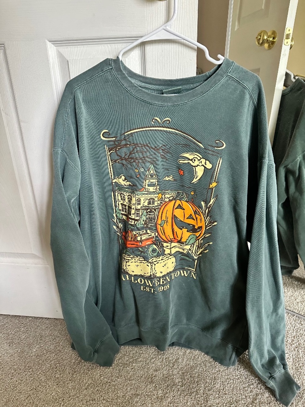 Comfort Colors Halloweentown Halloween Crewneck Sweatshirt